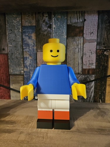 Giant brick lego inspired man - giant,