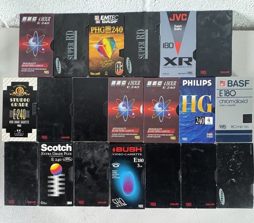 Job lot recorded - lot, vhs