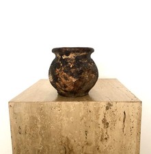 African etched clay decorative