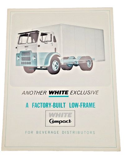 White motor truck compact - motor,