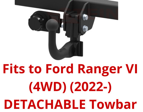 Detachable tow bar for - detachable, ford