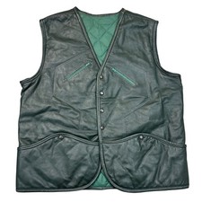 Vintage Leather Gilet Jacket