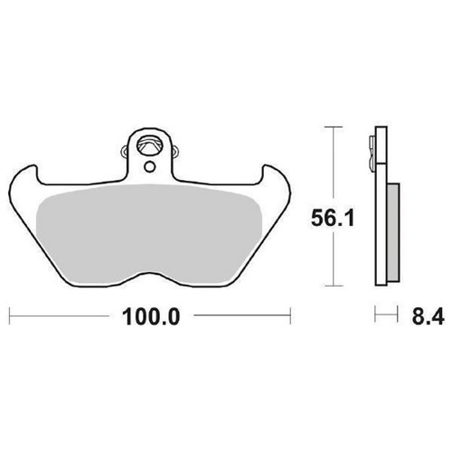 Brake pad set 703hf 703 - 703hf,