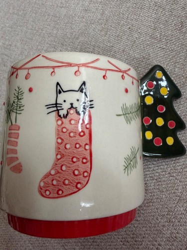 Christmas cat mug - christmas,