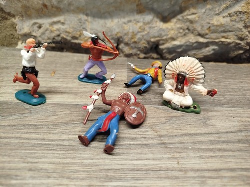 Plastic cowboys and indians - and,