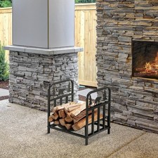 Firewood Log Rack Curved