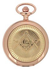 Freemason Masonic G Rose Gold