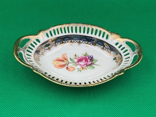 Antique german porcelain pin - german,