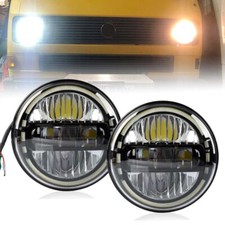 LED Headlights Halo DRL For VW