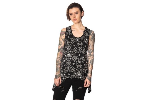 Goth cat banned apparel - cat,
