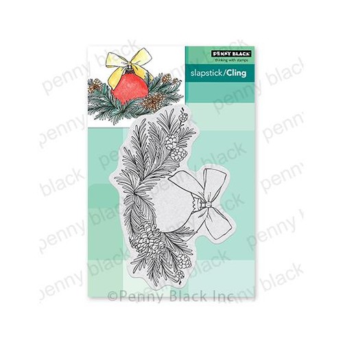 Penny black cling rubber - cling,