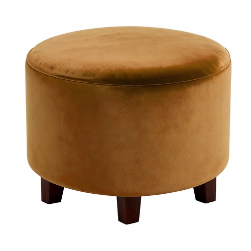 Large camel round footstool - large,