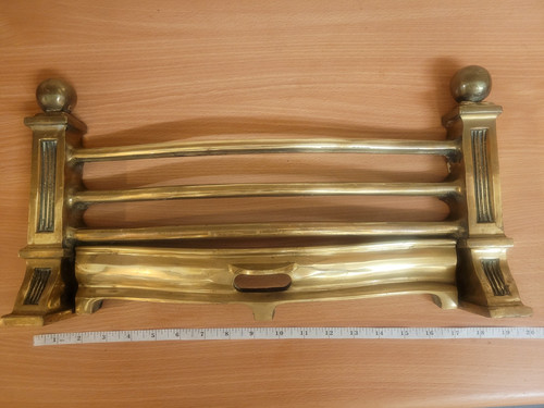 Solid brass fire fret and - solid,