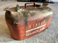 Rare Evinrude Gasoline Fuel Tank - Vintage/Retro  Metal Gas Tank - 6 US Gallon