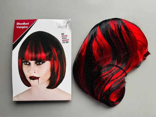 Gothic vampire wig - wig, short