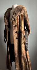 VINTAGE FAUX FUR COAT 10 12