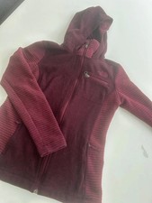 Ladies the north face burgundy