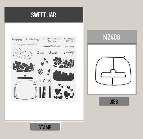 Sweet jar stamp - sweet,