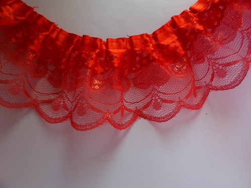 Satin ribbon over - satin,