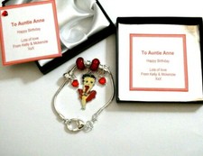 Betty Boop Heart Charm