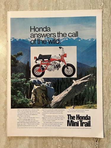 1969 the honda mini trail - the, four