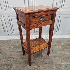 Rustic Side Hall Table Drawer