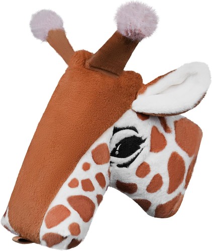 Funny plush giraffe - giraffe, golf