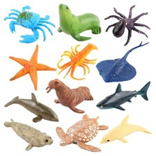 12Pcs Sea Creatures Figures