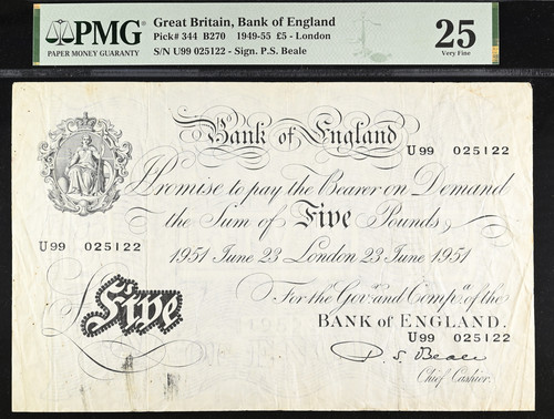 White five pound - five,