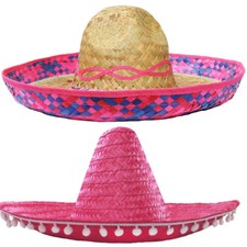 PINK SOMBRERO HAT MEXICAN