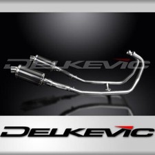 KAWASAKI GPZ500S  FULL 2-2 EXHAUST SYSTEM 225mm CARBON OVAL SILENCERS