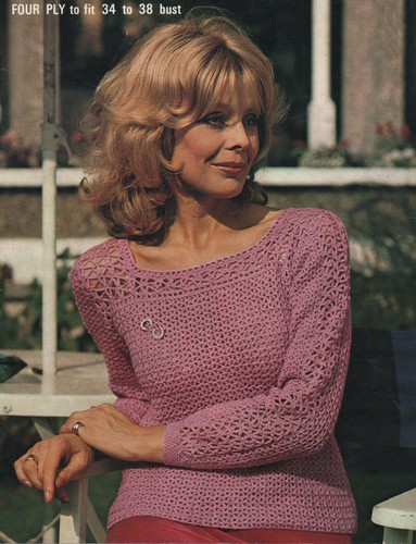 Crochet pattern lady - lady's, long