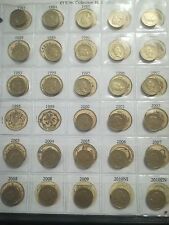 RARE £1 ONE POUND COIN HUNT 1983-2016, EDINBURGH,CARDIFF,LONDON,FLORAL. 