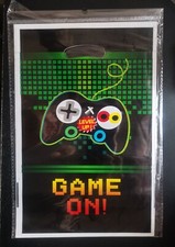 10 X GAME ON LOOT BAGS Children's Birthday Party Gift Bags kids goody Bag  Xbox