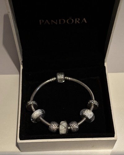 Pandora sparkling barrel clasp - pandora,