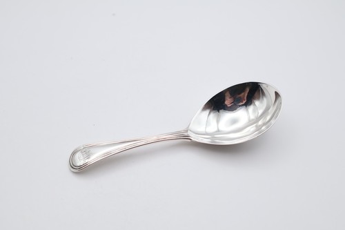 Antique georgian silver caddy - antique,