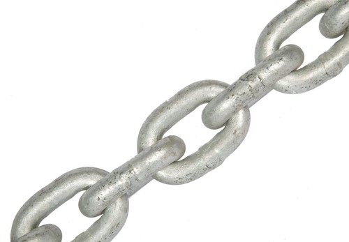 8mm galvanised chain - 8mm, short