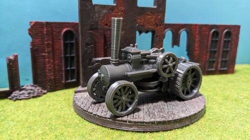 Fowler gun tractor steam - tractor,
