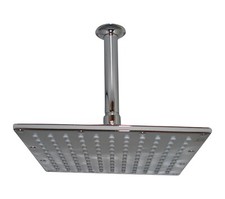 All Metal Chrome Square Style