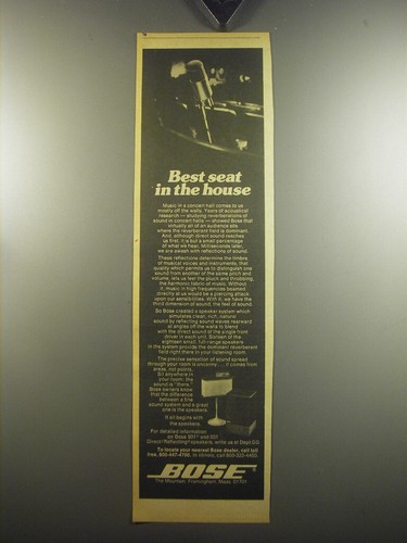 1974 bose 901 - 901, and