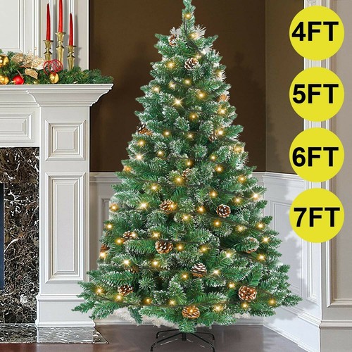 Snow covered christmas tree - covered,
