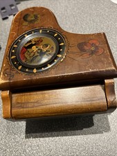 Very Rare Vintage Piano Shaped Mechanical Music Box Working