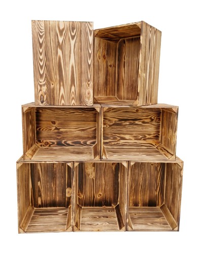 Wooden boxes decor - decor, storage