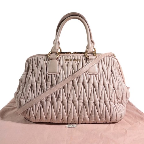 Miu leather matelasse - miu,