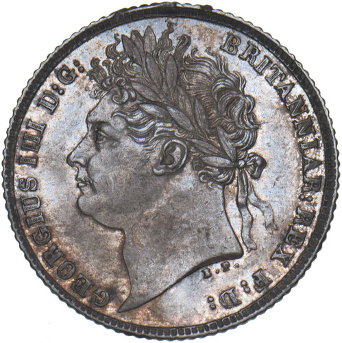1821 sixpence george iv - 1821,