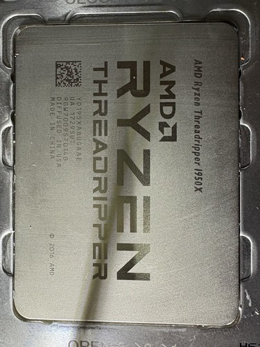 Amd ryzen threadripper 1950x - ryzen,