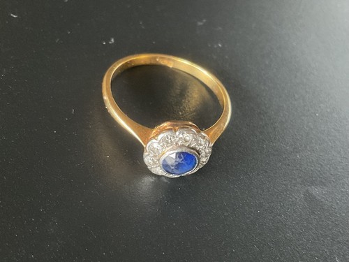 Antique sapphire and diamond - antique,