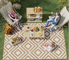 Tent Carpet Rug Mat Outdoor Indoor 180x120cm Marrakesh SEE DESIGN plastic