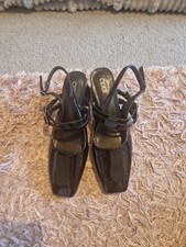 #ladies Cider  Patent T. bar