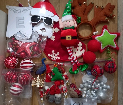 Vintage christmas baubles - vintage,